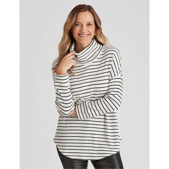 MILLERS - Womens Tops - Long Sleeve Waffle Knitwear Cowl Neck Top - Picture 1 of 6